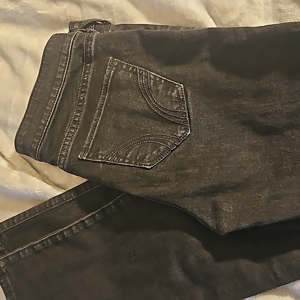 Hollister Black Jeans Size 9R